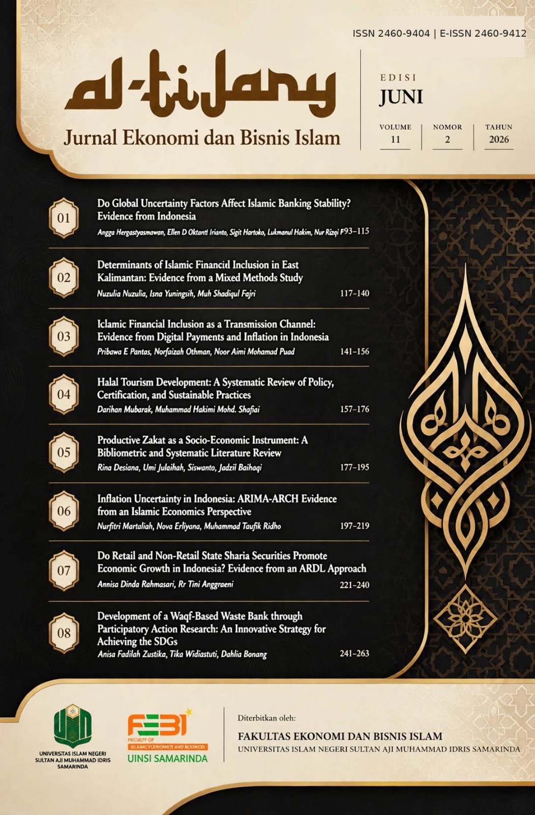 					View Vol. 11 No. 2 (2026): AL-TIJARY VOL. 11, NO. 2, JUNI 2026
				